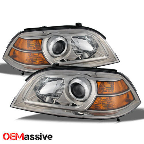 Fit 04-06 Acura MDX Replacement Projector Headlights Headlamps Left + Right Pair