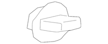 Genuine Toyota Water Deflector Retainer 67869-0E010