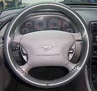 Toyota Genuine Leather Steering Wheel Cover - All Models Custom Wheelskins WSTY