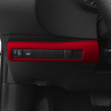 For Toyota Carolla 2019-2020 red headlight adjustment frame cover trim 1pcs