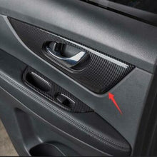 For Nissan Rogue 2014-20 ABS Carbon Fiber Car inner door handle panel Cover Trim