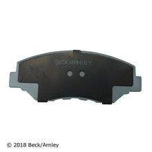 Beck Arnley 085-1698 Premium ASM Brake Pads