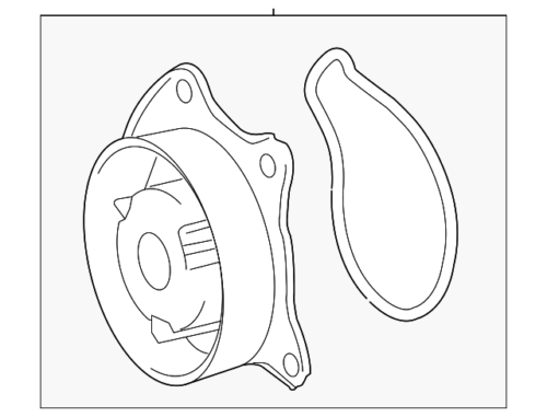 Genuine Toyota Water Pump 16100-09560