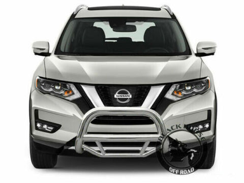 Black Horse Fits 2014-2020 Nissan Rogue Stainless Max Bull Bar Grille Guards