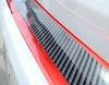Car Carbon Fiber Rubber Moulding Strip Soft Trim Bumper DIY Door Sill Protector