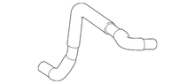 Genuine Toyota Upper Hose 16572-0T040