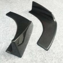 Car Front Bumper Lip Trim Splitter LH+RH Winglet Body Addon Kit Carbon Look ABS
