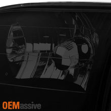 Fits 2000-2004 Toyota Tundra Regular | Access Cab [Black Smoke] Headlights Pair