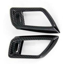 For Nissan Rogue 2014-2020 ABS Carbon Fiber Dashboard air outlets vent Trim 3pcs