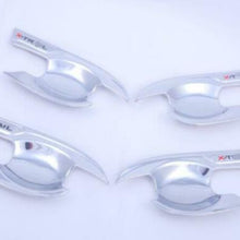 For Nissan Rogue 2014-2020 ABS Silver Car exterior outside door bowl Trim 4pcs