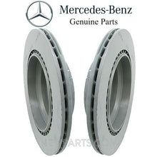For Mercedes X204 W212 W218 W219 Set of 2 Rear Vented Brake Disc Rotors Genuine