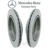 For Mercedes X204 W212 W218 W219 Set of 2 Rear Vented Brake Disc Rotors Genuine