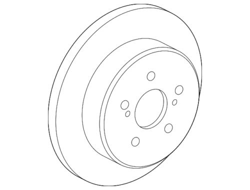 Genuine Toyota Rotor 42431-12270