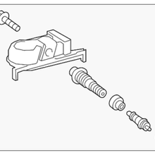 Genuine Toyota TPMS Sensor 42607-02100