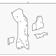 Genuine Toyota Radiator Support Side Panel 53202-47903