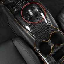 For Nissan Rogue 2014-2020 ABS Carbon fiber car Gear shift knob cover trim 2pcs