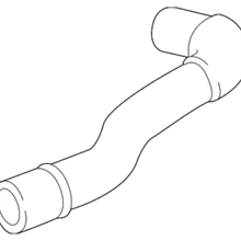 Genuine Toyota Radiator Hose 16571-0T040