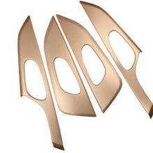 For Nissan Rogue 2014-2020 Golden Carbon Fiber car Window lift panel switch Trim