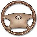 Toyota Genuine Leather Steering Wheel Cover - All Models Custom Wheelskins WSTY