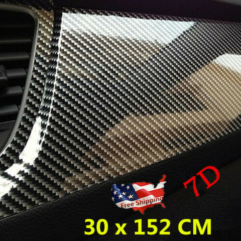 Car Stickers Carbon Fiber Vinyl Car Interior Protector For Toyota Accessories