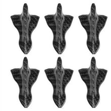 Universal Car Roof Shark Fin Decorative Sticker Carbon Fiber Decors Accessories