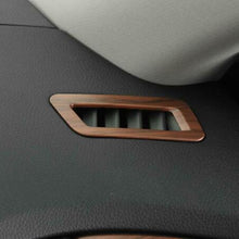 For Nissan Rogue 2014-2020 ABS Wood grain Dashboard L&R upon air outlets Trim