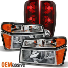Fit 04-12 Chevy Colorado | GMC Canyon Truck Clear Headlights + Tail Lights