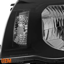 Fits 2005-2011 Toyota Tacoma Black Headlights Lamps Replacement 06 07 08 09 10