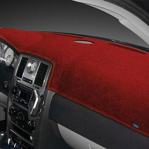For Nissan Rogue 16-20 Dash Designs Dash-Topper Plush Velour Red Dash Cover