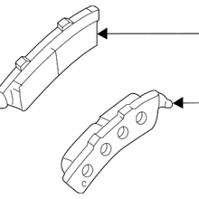 Genuine GM Brake Pads 84265875