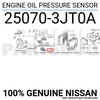 250703JT0A Genuine Nissan ENGINE OIL PRESSURE SENSOR 25070-3JT0A