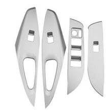 For Toyota Corolla 2019-2020 ABS silver Window lift panel switch cover trim 4PCS