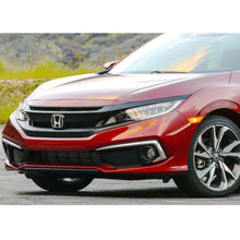 For 19-20 Honda Civic Coupe/Sedan Bumper Driving Fog Light Chrome +50W 8000K HID