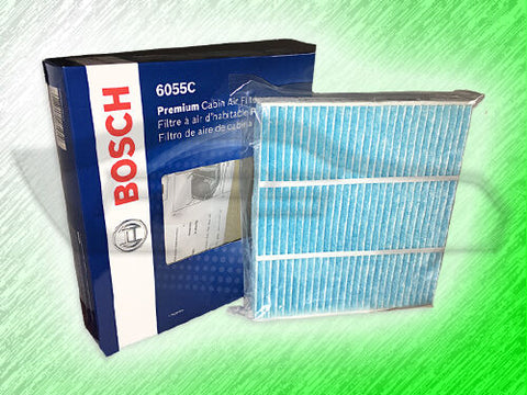 BOSCH 6055C PREMIUM HEPA CABIN AIR FILTER - PACKAGE OF 1 - OVER 3000 VEHICLES