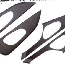 For Nissan Rogue 2014-2020 ABS Peach Wood grain Car inner door handle panel Trim