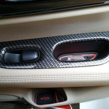 For Nissan Rogue 2014-20 ABS Carbon Fiber Car Window lift panel switch Trim 4PCS