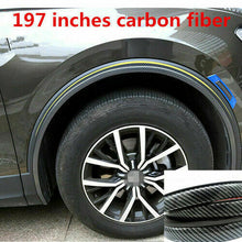 Car Accessories Carbon Fiber Auto Fender Wheel Cover Anti Scratch Sticker Trim