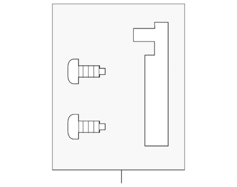 Genuine Toyota Repair Bracket 81193-12250