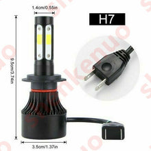 4Side H7+H7 LED Headlight Bulb Hi-Lo+ H11 Fog Light For Benz E350 E550 2007-2009