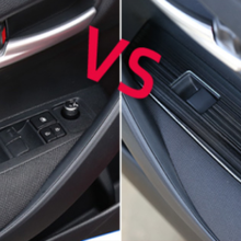 For 2019-2020 Toyota Corolla black titanium Window lift panel switch cover trim