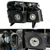 Fit 04-12 Chevy Colorado GMC Canyon Black Headlights + Tail Lights 2004-2012