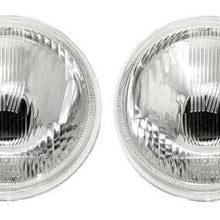 7 Inch Round Glass Lens Conversion Headlights with Halogen H4 Bulb Set