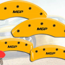 2008-2020 Rogue Front + Rear Yellow "MGP" Brake Disc Caliper Covers 4pc Set