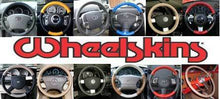 BLACK Leather Steering Wheel Cover for Honda Wheelskins Size 14 1/2 X 4 1/4