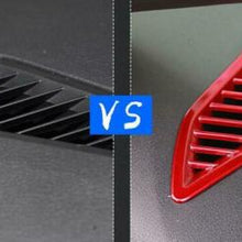For Toyota Corolla 2019-2020 red ABS Interior dashboard L&R air outlet vent trim