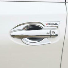 For Nissan Rogue 2014-2020 ABS Silver Car exterior outside door bowl Trim 4pcs