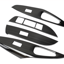 For 2019-2020 Toyota Corolla black titanium Window lift panel switch cover trim