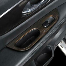 For Nissan Rogue 2014-2020 ABS Wood grain Car inner door panel cover Trim 8PCS