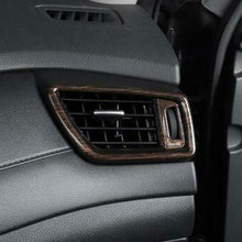 For Nissan Rogue 2014-2020 ABS Wood grain Dashboard air outlets vent cover Trim