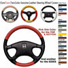EuroTone 2 color Leather Steering Wheel Covers for Nissan Vehicles - Wheelskins